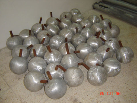 Spherical Aluminum Alloy Anodes Fabrication