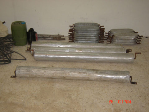 Slender Aluminum Alloy Anodes